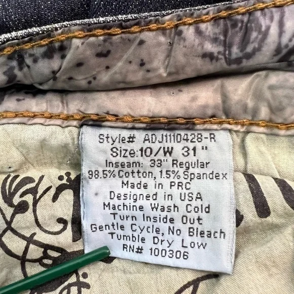 Adiktd Women's Denim Bootcut Lowrise Women's Jeans Size: 10/31 - Picture 11 of 11